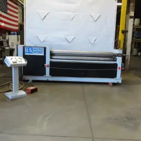 Usr625 Us Industrial Machinery 6ft X 1/4 Inch Mild Steel Crowned 3 Roll Plate Roller