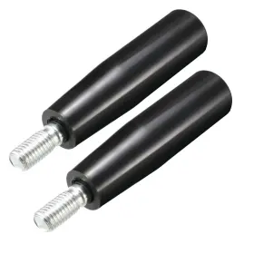 Uxcell 714998736987 5pcs Revolving Handwheel Machine Handle M12 Male Threaded Stem Milling Machinery