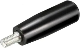 A18111000ux0219 Uxcell Revolving Handwheel Machinery Black Handle M8 Male Threaded Stem For Mil