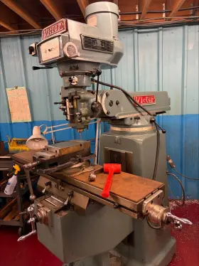 Jf-2evs Victor 3 Axis 9x49 Manual Milling Machine With Vice Electronic Varispeed