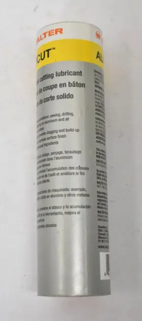 Walter 662980282090 Alucut Metal Cutting Lubricant Cartridge Solid Stick 10.5oz 53-b 303