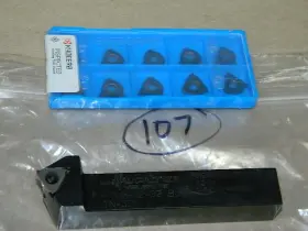 Ptmr-12-32b Walter Kyocera Lathe Tool Indexable Holder 3/4x3/4x4 3/8 Gba32r031n Lot #107
