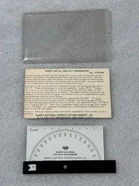 13w0560 Wards All-metal Contact Goniometer Cat. 13w 0560