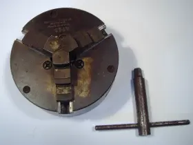 934w Westcott 4 Inch Wescott 3 Jaw Self Centering Chuck W Key Made In Usa