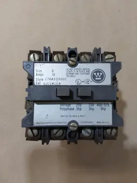 A201koca Westinghouse Size Motor Starter 120 Volt Coil 3-5 Hp