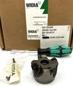 M1200d200z04s075hn07 Widia Indexable Face Mill Hexagon 12500 Rpm 4 Insert Steel