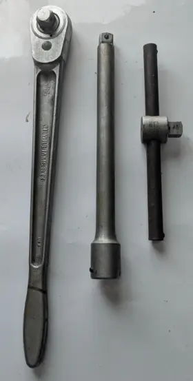 X-20c Williams X-115 J.h. 1 Inch Drive X-51 Ratchet And 18 Ext With Short Bar