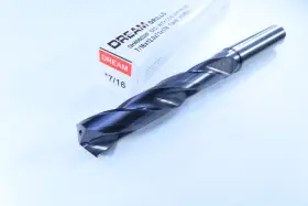 Dh408028f Yg-1 New 7/16 Inch 5xd Tialn Dream Solid Carbide Drill Lathe Coolant Holes