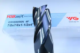G9h88056n Yg New 7/8 Inch 4fl Solid Carbide End Mill Milling Lathe Machinist Cnc Tool