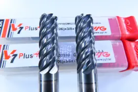 Ugmg22910 Yg Lot 2 Pcs 3/8 Inch V7 Plus A Solid Carbide 6 Flute End Mills Cnc Lathe Tools