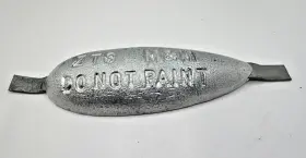 Mm06184k Zts M&m Zinc Teardrop Anode - Weld-on Or Bolt-on