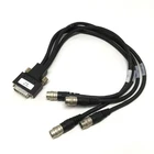Cognex 300-0232-015R Mvs Camera Quad Breakout Cable DB26 To 4X 12-PIN Hirose 15" Used. Price: $300.00.