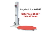 Bestpack B150-W Pallet Stretch Wrapper Machine With Manufactured Built-in Scale. Price: $8602.00.