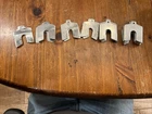 24 Precision Brand Slotted Shims 2X2 0.125, .1, .05, .025, .02, .015 Used. Price: $38.00.