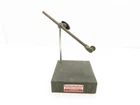 Mitutoyo 6X6X2" Graplate Granite Indicator Stand Inspection Adj Arm Used. Price: $199.99.
