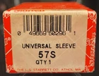 Nos Vintage Starrett 57S Universal Sleeve Snug Surface Gage Dial Indicator W/box New. Price: $79.99.