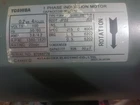 Toshiba SIKDC-DBKK8-R 1-PHASE Volt Motor (0.2KW, 4-POLES, 100V, 50/60HZ) Used. Price: $170.00.