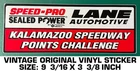 Lane Automotive Kalamazoo Speedway - Vintage Original Vinyl Decal Sticker New. Price: $9.96.