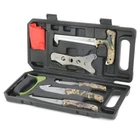 Outdoor Hunting Field Dressing Kit Caping Knife Wood & Bone Saw Gut Hook Skinner New. Price: $50.99.