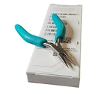 Excelta 2644 Five Star Chain Nose Pliers Stainless Steel Teal Foam Grip Tools New. Price: $17.14.