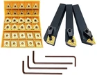 5/8" 36PCS Indexable Carbide Lathe Turning Tool Insert Holder Bit Set MTJNR16... New. Price: $62.55.
