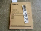 Caterpillar Forklift EP15T EP18T EP20T Trucks Parts Manual Good. Price: $58.41.