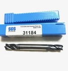 Kyocera Sgs 31184 1/4" Flute Solid Carbide Square End Mill, 1/2" Cut, Oal New. Price: $35.99.