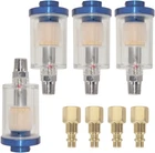 Oil Water Separator For Air Line, 1/4 Inch Npt Inlet And Outlet, Compressor New. Price: $36.99.