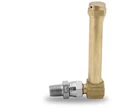Ldi Industries G655-2 Vented Oil Gage 1/4" Nptf Threads, Brass Body Used. Price: $15.00.