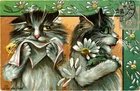 Pc Cats, Artist Signed, Boulanger, Pas Du Tout, Vintage Postcard (B47447) Used. Price: $29.99.