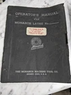 Monarch Operator Manual Service Parts List Book Engine Lathe EE-15151 Used. Price: $252.17.