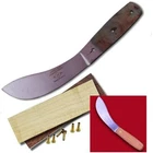 Green River Buffalo Skinner Knife - 5" Blade, Curley Maple Scales (kit) New. Price: $30.99.