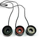 Lot Of 3! Keyence (2 White) CA-DRW4F And (1 Red) CA-DRR4F Led Ring Lights Used. Price: $127.50.