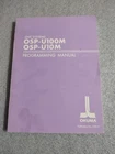 Okuma OSP-U100M OSP-U10M Programming Manual Publication N. 4186-E Good. Price: $16.99.