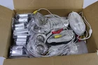 Q-see 4-PACK Security Cameras QD28414/QD28414W And Cable Set Open. Price: $99.99.