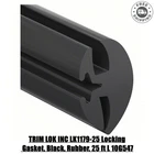 Trim Lok Inc LK1179-25 Locking Gasket, Black, Rubber, Ft 10G547 New. Price: $81.97.