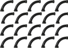 1/4" Black Extended Elbows (pack Of 20) Loc-line Usa 49457-BLK New. Price: $35.34.