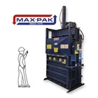 Used 15HP Max-pak Vertical Hydraulic Baler Compactor MP60HD-15. Price: $8505.00.
