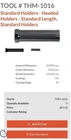 Micro 100 THM-1016 Boring Bar Sleeve / Holder. 10MM Id, 16MM Od, 2.95 Oal New. Price: $24.99.