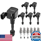 Npauto Ignition Coil Pack Spark Plugs Replacement For 4.0 Nissan Frontier New. Price: $182.23.