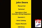 John Deere 330CLC & 370C Excavator Manual Technical Repair Test Parts Op. Usb New. Price: $39.99.