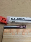 Fullerton 3/8 3500SD FC20 R.0200 .3750 Rh Se .7500 X 2.500 Em 4FL End Mill New. Price: $38.00.