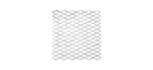 4075BC 12" Expanded Steel 3/4" Grid, 13 Gauge Plain Finish New. Price: $13.93.