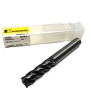 Kennametal Harvi HPHV500S4150 Flute Solid Carbide End Mill KCPM15 4" Oal New. Price: $79.00.
