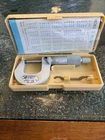 Mitutoyo 103-260-99 0-1" .0001 Micrometer With Tungsten Carbide Tip Used. Price: $79.95.