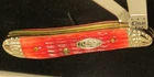 Case Xx Worked Bolsters Peanut Item #53222 Dark Red Handles Pattern #6220 Ss New. Price: $87.72.