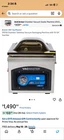 Vacmaster VP210 Chamber Vacuum Sealer 10IN Bar W/ Double Wire Used. Price: $550.00.