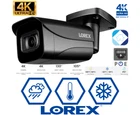 Lorex 4K Ultra Hd Ip Poe Add-on Indoor/outdoor Bullet Security Camera E841CAB Open. Price: $149.99.