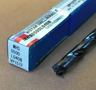 Mitsubishi Wstar MHS0500L040B Coolant Thru Solid Carbide Drill; 5MM Machinist New. Price: $43.00.