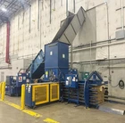 American Auto Tie Baler DC6348-8T30 With Conveyor Dual 30HP Motors 8" Cylinder Used. Price: $89500.00.